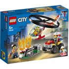 Obrazek LEGO City 60248 Helikopter strażacki leci na ratun