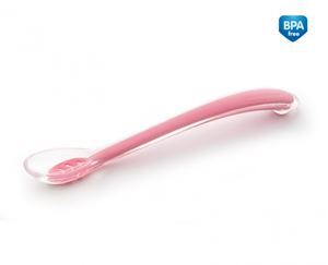 Obrazek Canpol babies silikonowa łyżeczka - różowa