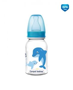 Obrazek Canpol babies butelka wąska 120ml PP LOVE&SEA