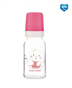 Obrazek Butelka szklana 120 ml dekorowana „Sweet fun”