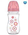 Obrazek Butelka szerokootw. antykolk. EasyStart-Newborn baby 240 ml róż.kwiat.