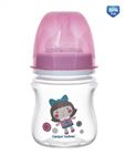 Obrazek Butelka szerokootw. antykolkowa EasyStart- Toys 120 ml różowa lala