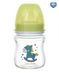 Obrazek Butelka szerokootw. antykolkowa EasyStart- Toys 120 ml zielony konik