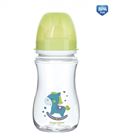 Obrazek Butelka szerokootw. antykolkowa EasyStart- Toys 240 ml zielony konik