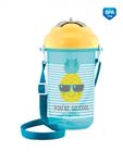 Obrazek Canpol babies bidon ze składaną rurką silikonową 400ml SO COOL! żółty