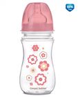 Obrazek Butelka szerokootw. antykolk. EasyStart-Newborn baby 240 ml róż.kwiat.