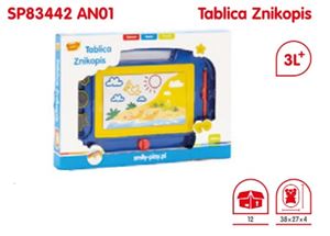 Obrazek TABLICA ZNIKOPIS NIEBIESKA