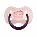 Obrazek Canpol babies smoczek uspokajający silikon 6-18m okrągły NIGHT DREAMS