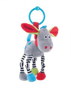 Obrazek Miękka zabawka z grzechotką (4 rodzaje)