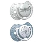 Picture of LOVI Smoczek silikonowy dynamiczny 6-18m 2 szt Botanic Boy