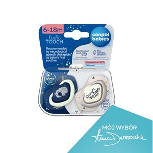 Picture of Canpol babies Smoczek silikonowy 6-18M symetryczny SLEEPY KOALA 2szt.