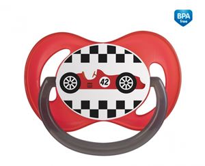 Obrazek Canpol babies smoczek uspokajający silikon symetryczny 6-18m-cy Racing