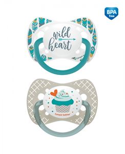 Picture of Canpol babies zestaw smoczków uspokajających silikon 6-18m symetryczny