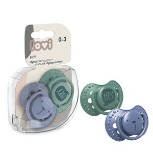 Picture of LOVI Smoczek silikonowy dynamiczny 0-3m 2 szt  Hey Boy