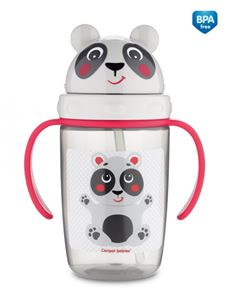 Obrazek Canpol babies kubek z rurką silikonową 400ml HELLO LITTLE