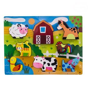 Obrazek ZABAWKA PUZZLE FARMA WTS62900