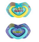 Picture of Canpol babies Smoczek silikonowy 0-6m symetryczny NEON LOVE 2szt.