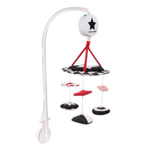 Obrazek Canpol babies kontrastowa karuzela pluszowa z pozytywką SENSORY TOYS