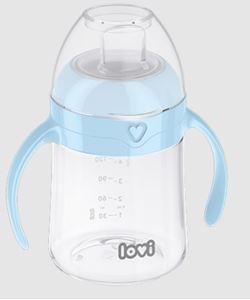 Obrazek Pierwszy kubek z ustnikiem LOVI 150 ml Blue