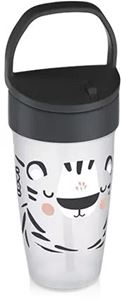 Obrazek Kubek ze słomką LOVI Freestyle 350 ml Salt & Pepper